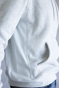 Quiksilver Keller Hoodie for Men in Light Gray Heather