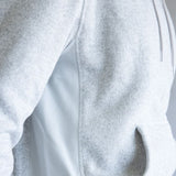 Quiksilver Keller Hoodie for Men in Light Gray Heather