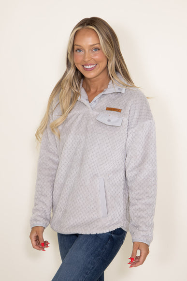 Simply Southern Simply Soft Pullover for Women in Grey