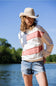 C.C. Woven Cowgirl Hat for Women in Beige