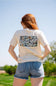 Local Girl Bluff Plate T-Shirt for Women in Ivory