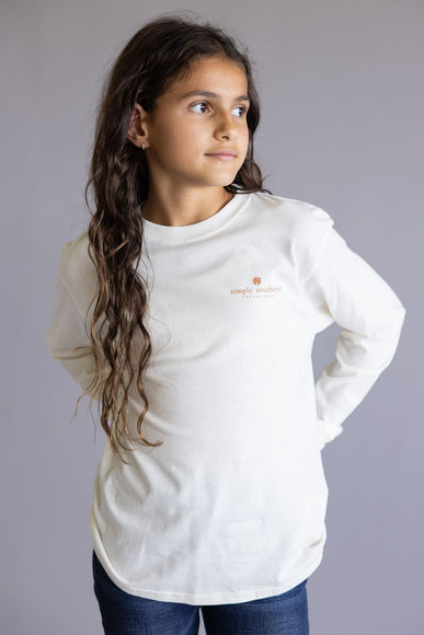 Simply Southern Youth Prefer Dogs Long Sleeve T-Shirt for Girls