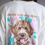 Simply Southern Youth Prefer Dogs Long Sleeve T-Shirt for Girls