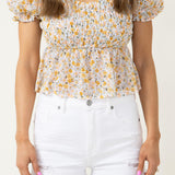 Eunina Lulu High Rise Fray Denim Shorts for Women in White