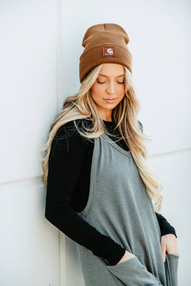 Glik’s Everyday G Beanie in Brown | 1000-BROWN