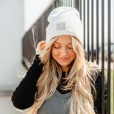 Glik’s Everyday G Beanie in Cream | 1000-CREAM