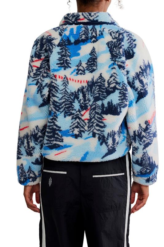 FP Movement Hit The Slopes Printed Fleece Jacket for Women in Alpine Combo