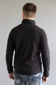 Patagonia Men’s R1 Air Zip Neck in Black