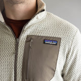 Patagonia Men’s R1 Air Zip Neck in Pelican