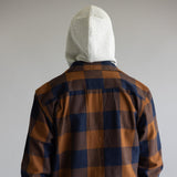 Carhartt Loose Fit Heavyweight Plaid Flannel for Men in Brown/Blue 
