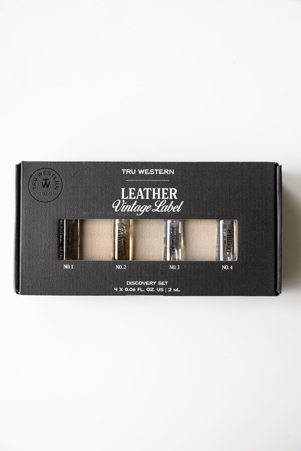 Tru Fragrances Leather Discovery Cologne Set for Men