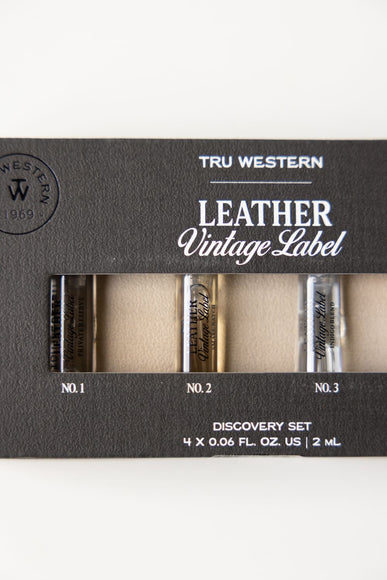 Tru Fragrances Leather Discovery Cologne Set for Men