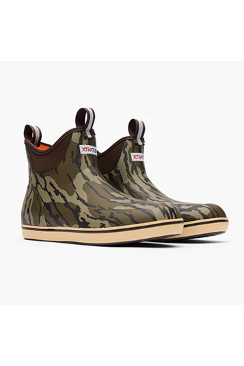 Xtratuf Ankle Deck Boot for Men in Mossy Oak