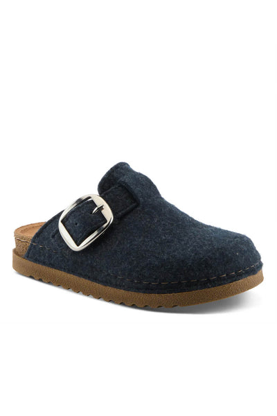 Flexus Cloggiller Wool Clog for Women in Navy