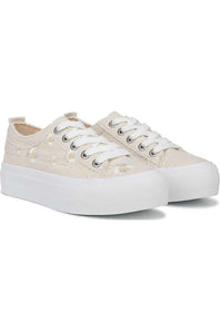 Blowfish Malibu Sadie-Sun Platform Sneakers for Women - Desert White
