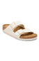 Birkenstock Arizona Birko-Flor Sandals in Eggshell | 1027346