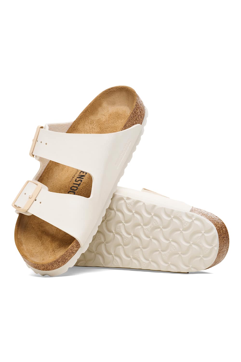 Birkenstock Arizona Birko-Flor Sandals in Eggshell | 1027346