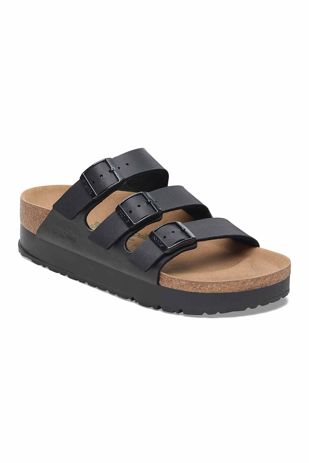 Papillo by Birkenstock Florida Flex Platform Sandals for Women in Black | 1029737