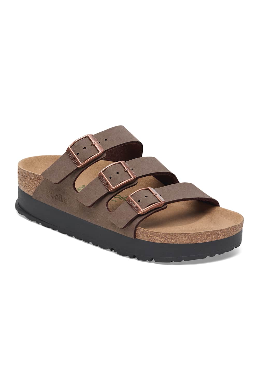 Papillo by Birkenstock Florida Flex Platform Sandals for Women in Mocha | 1029741