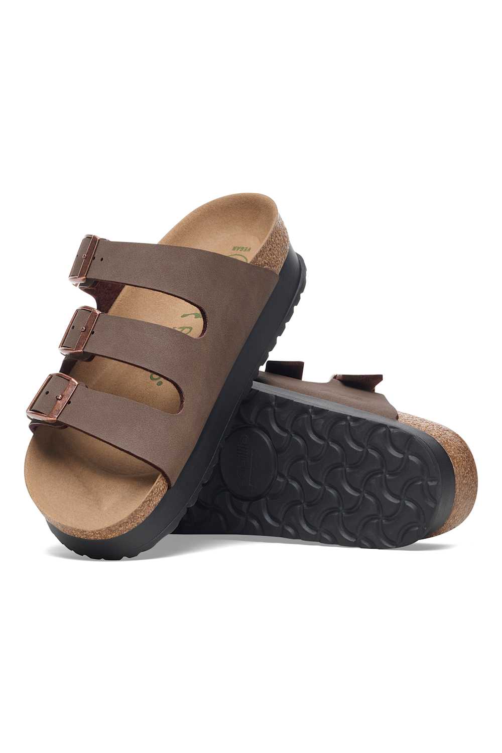 Papillo by Birkenstock Florida Flex Platform Sandals for Women in Mocha | 1029741
