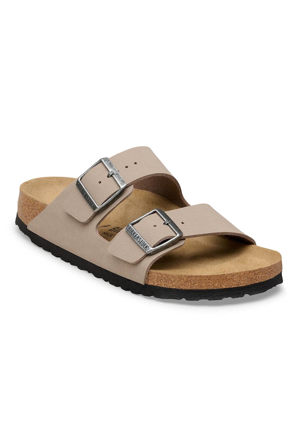 DBディッキア Arizona x BS hybrid small #103 ⑴ Birkenstock Arizona Birkibuc Sandals for Women in Gray Taupe