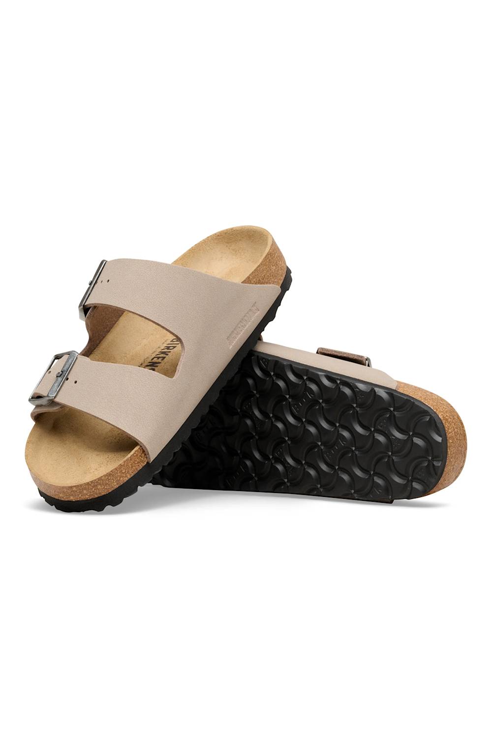Birkenstock Arizona Birkibuc Sandals for Women in Gray Taupe