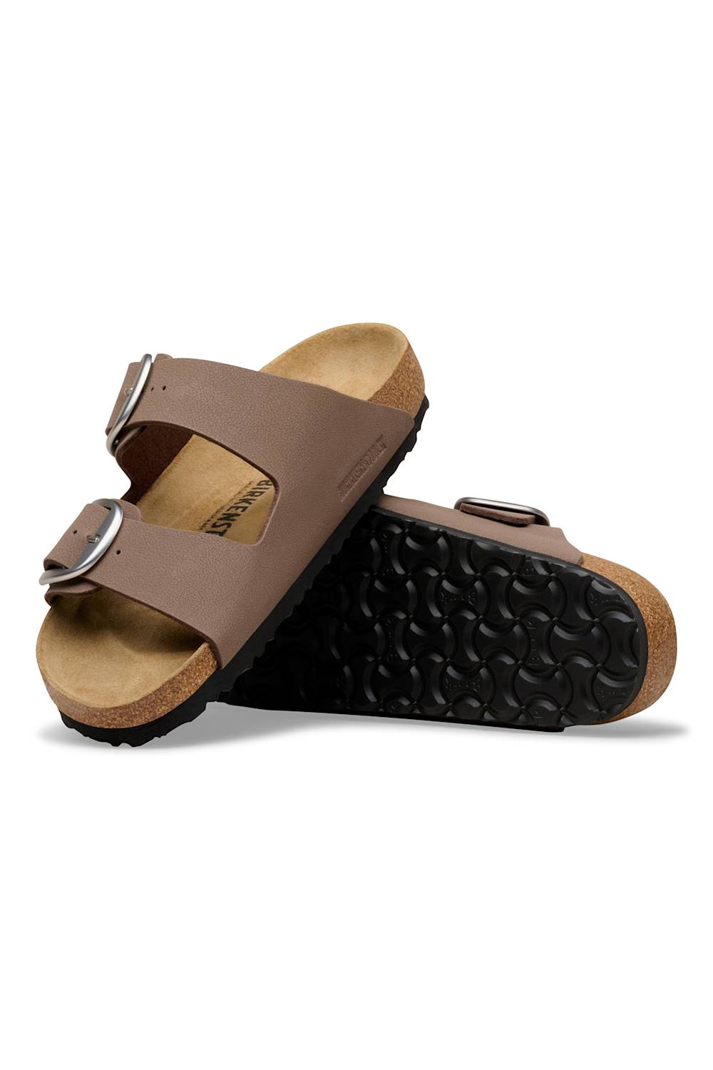 BIRKENSTOCK サンダル ブラウン 40 Birkenstock Arizona Birkibuc Big Buckle Sandals for Women in Mocca