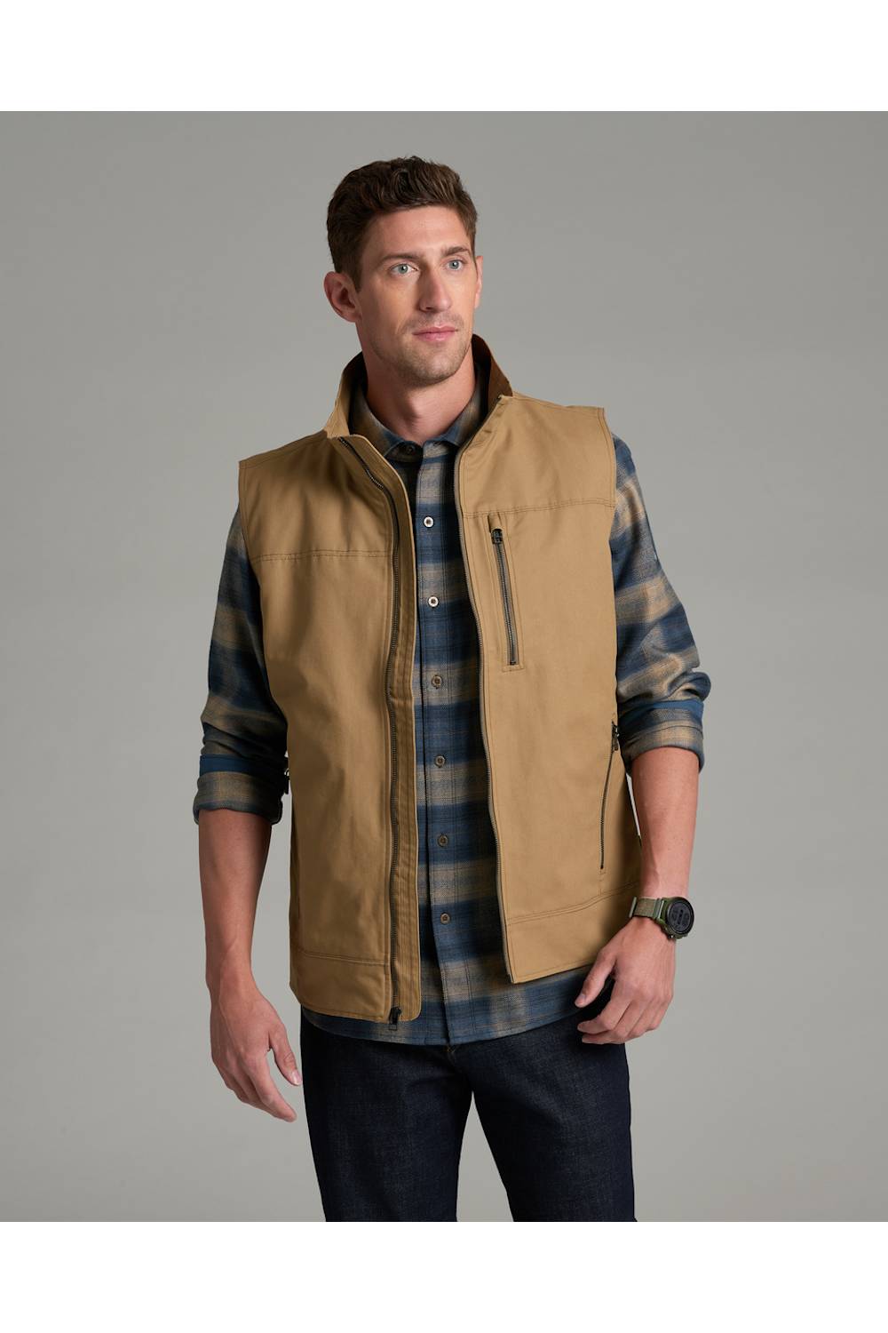 Kuhl Burr Vest for Men in Desert Khaki | 1042-DEKK-KHAKI – Glik's