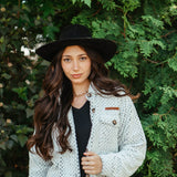 Womens Simply Southern Soft Shacket for Women in White