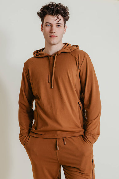 1897 Active Every Day Performance Hoodie for Men in Brown