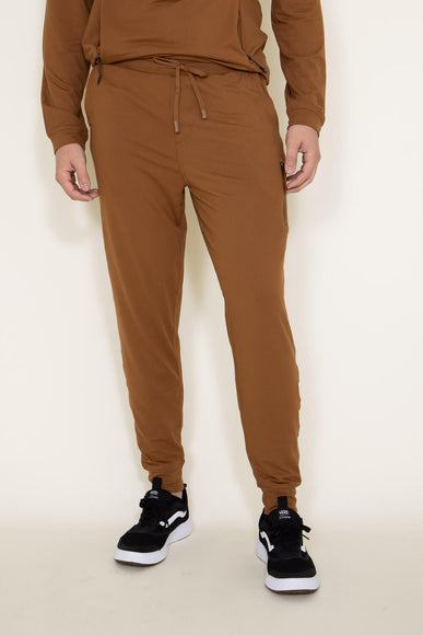 1897 Active Every Day Performance Joggers for Men in Brown