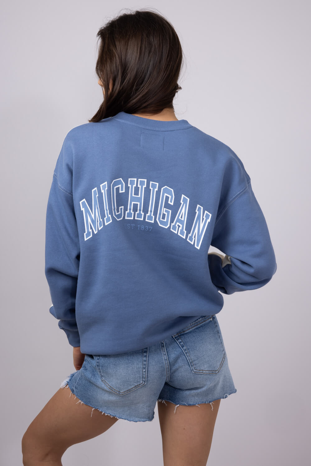 トップス journal standard luxe SWEAT GUERNSEY 1897 Active Michigan Lake Life Sweatshirt for Women in Cream