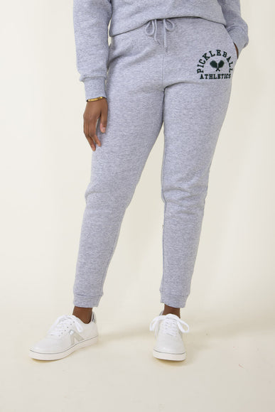 1897 Active Pickleball Joggers for Women in Light Heather Grey