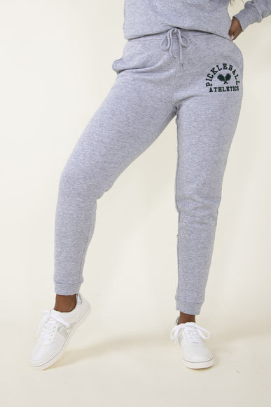 1897 Active Pickleball Joggers for Women in Light Heather Grey