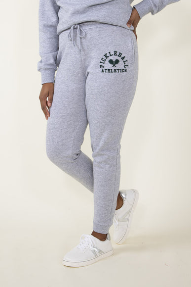 1897 Active Pickleball Joggers for Women in Light Heather Grey