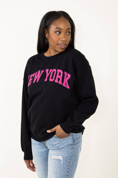 1897 Active New York Sweatshirt for Women in Black