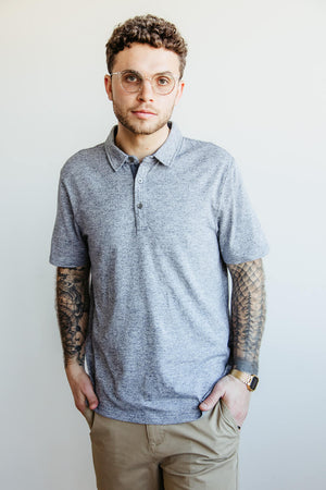 1897 Original Jersey Polo Shirt for Men in Blue | ZS4C3779