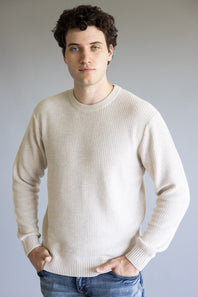 1897 Original Knit Crewneck Sweater for Men in Peyote