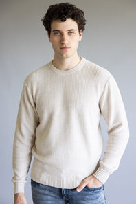 1897 Original Knit Crewneck Sweater for Men in Peyote