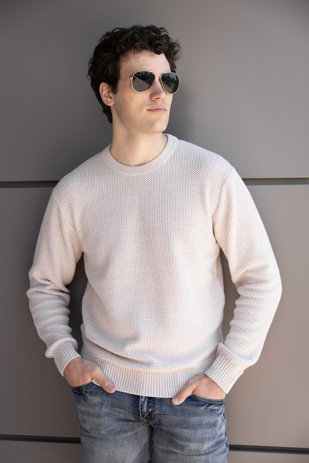 1897 Original Knit Crewneck Sweater for Men in Peyote