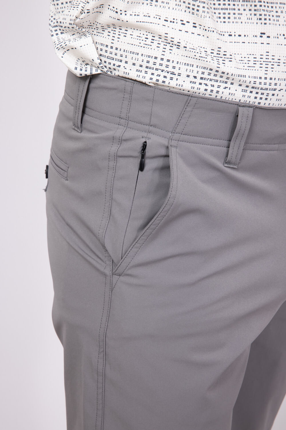 1897 Legends 9” Hydro Flat Front Shorts for Men in Light Grey