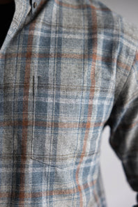 1897 Legends Flannel Shirt for Men in Tan Plaid