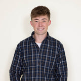 Plaid Flannel Shirt for Men in Blue