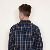 Plaid Flannel Shirt for Men in Blue
