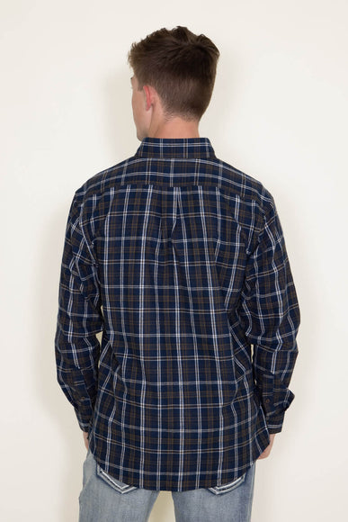 Plaid Flannel Shirt for Men in Blue