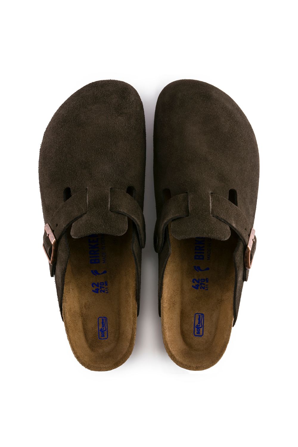 Birkenstock Boston Soft Footbed Suede Leather Clogs for Women in