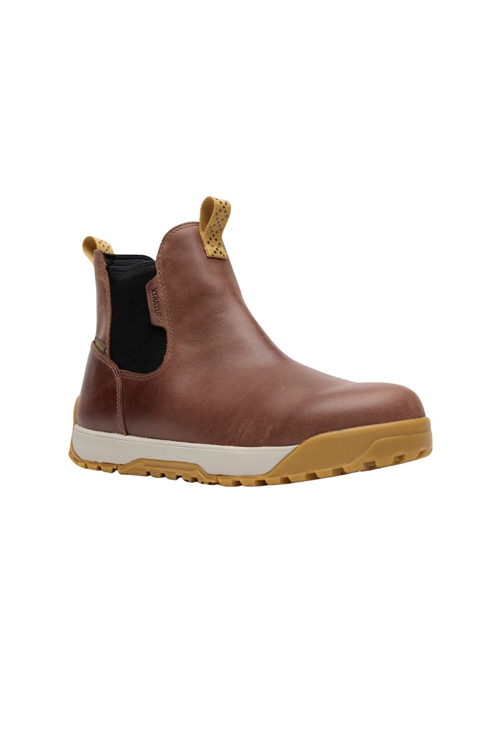 Xtratuf Leather Ankle Deck Boot for Men in Earth Brown