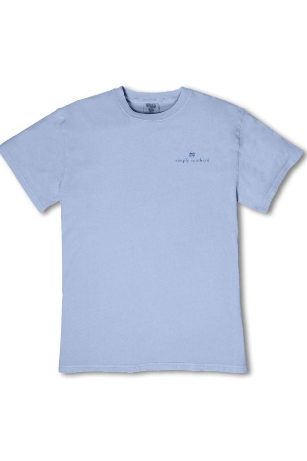 Simply Southern Youth Lemons T-Shirt for Girls in Washed Blue
