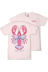  Simply Southern Lobster T-Shirt for Women in Rosy