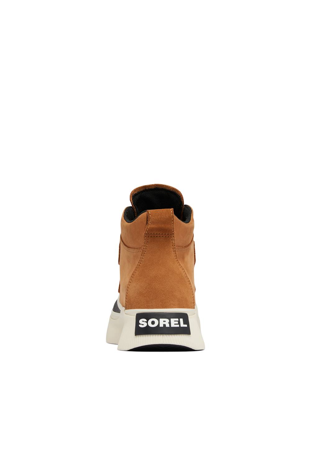 back view of a sorel boot heel 